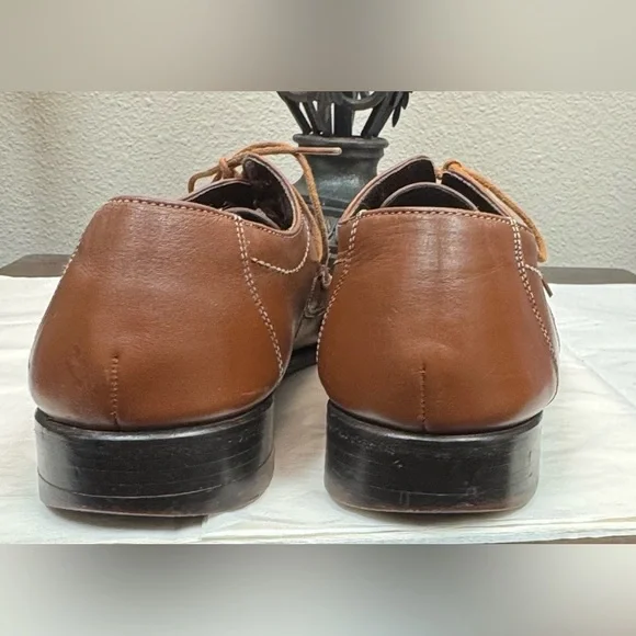 J.B. Ebrard Men’s Leather Dress Shoes Size 9.5 US Timeless Mexican Craftsmanship - Picture 9 of 10